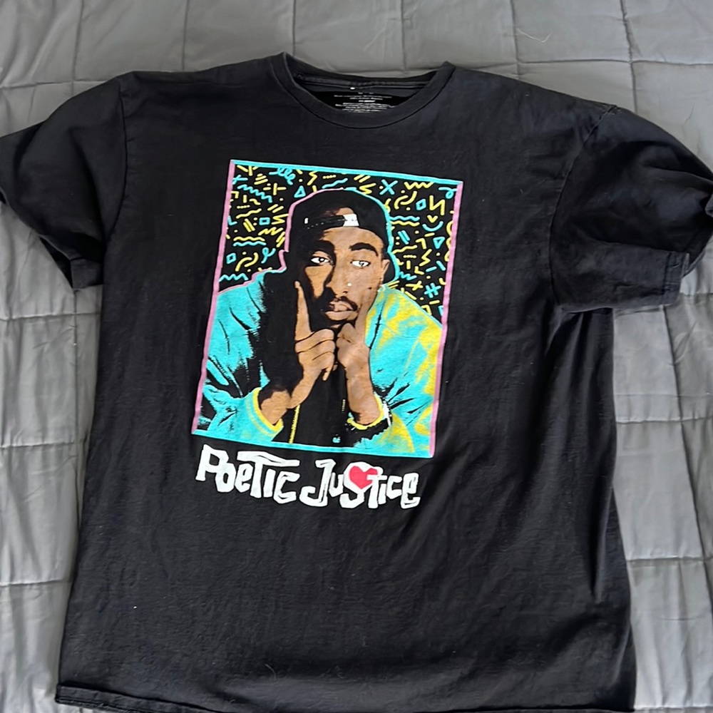 Retro 2Pac Poetic Justice T-Shirt Size M